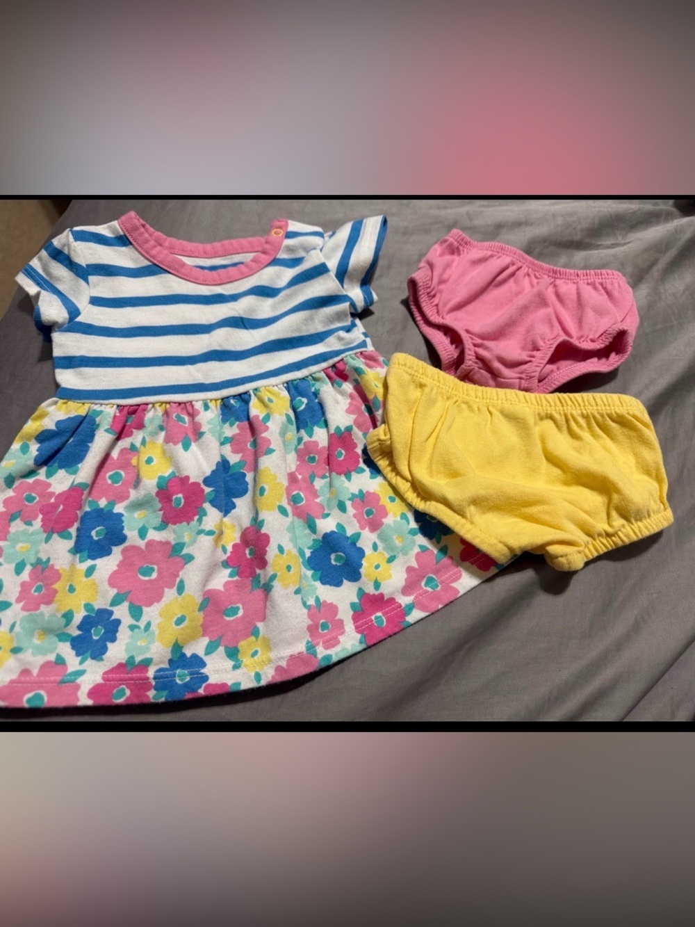 Healthtex Dress with 2 Diaper Covers